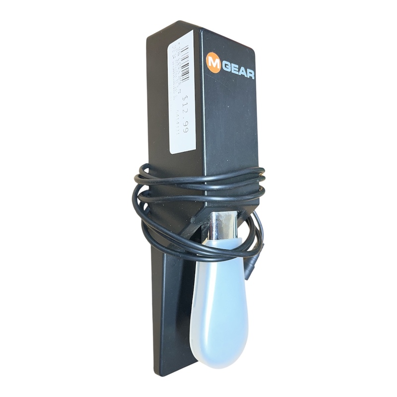 M gear sustain pedal m#sp2 black w silver pedal